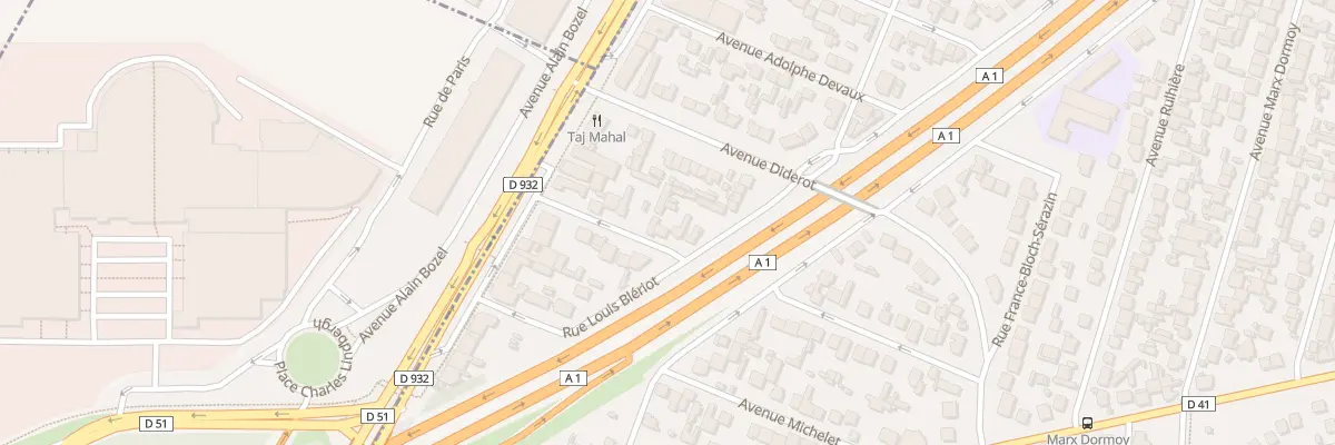 Plan du 13 Rue Pierre Quemener au Blanc-Mesnil