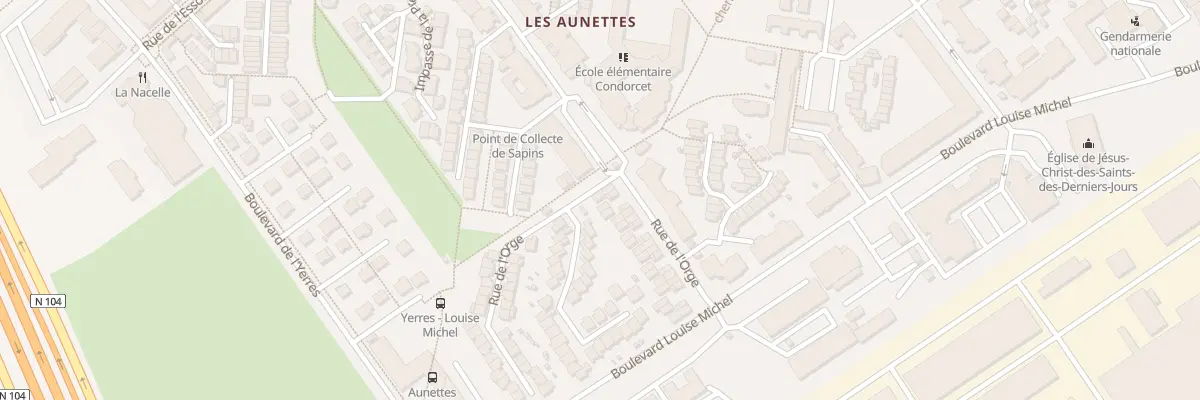 Plan du 8E Rue de l’Orge à Évry-Courcouronnes