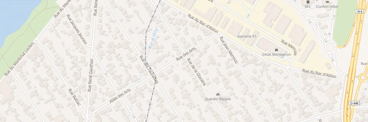 Plan du 32 Rue de la Glacière à Montgeron
