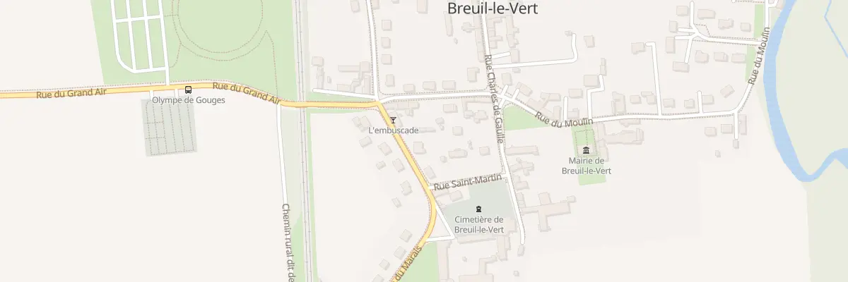 Plan du 3 Rue du Marais à Breuil-le-Vert