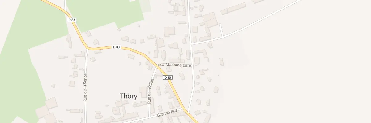 Plan du 3 Rue Madame Bare à Thory
