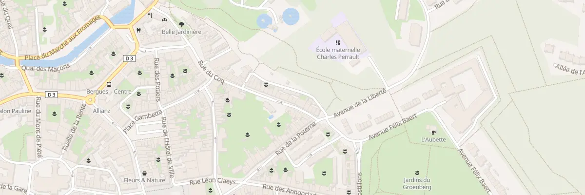 Plan du 14 Rue Neuve des Capucins à Bergues