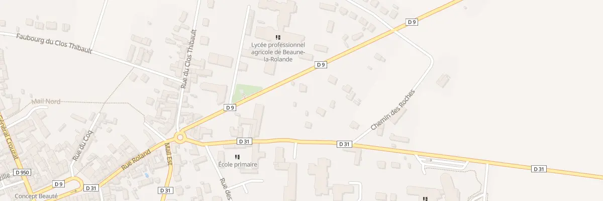 Plan du 6 Rue des Déportés à Beaune-la-Rolande