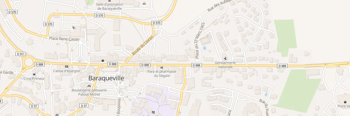 Plan du 425 Av du Centre à Baraqueville