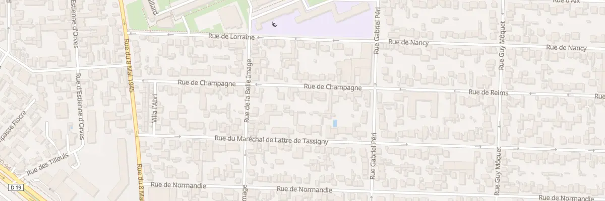 Plan du 44 Rue de Champagne à Maisons-Alfort
