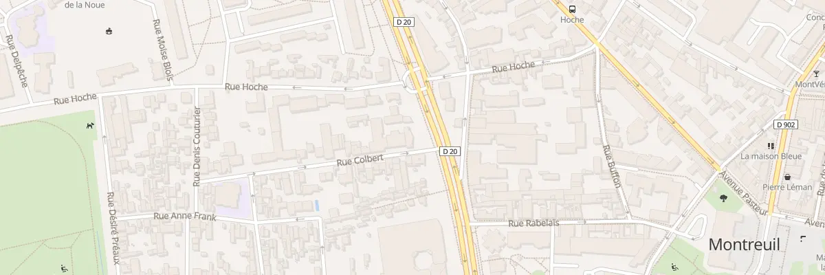 Plan du 4 Rue Colbert à Montreuil