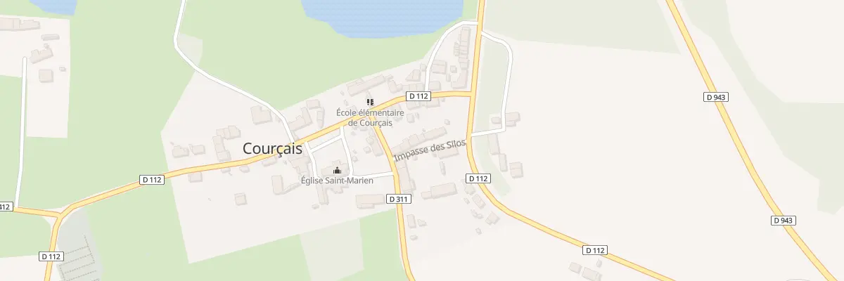 Plan du 5037 Le Bourg à Courçais