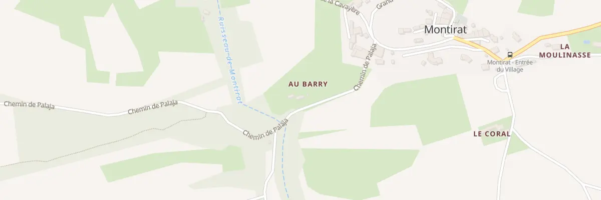Plan du 20 Au Barry à Montirat