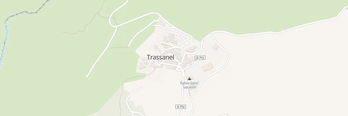 Plan du 5000 Le Village à Trassanel