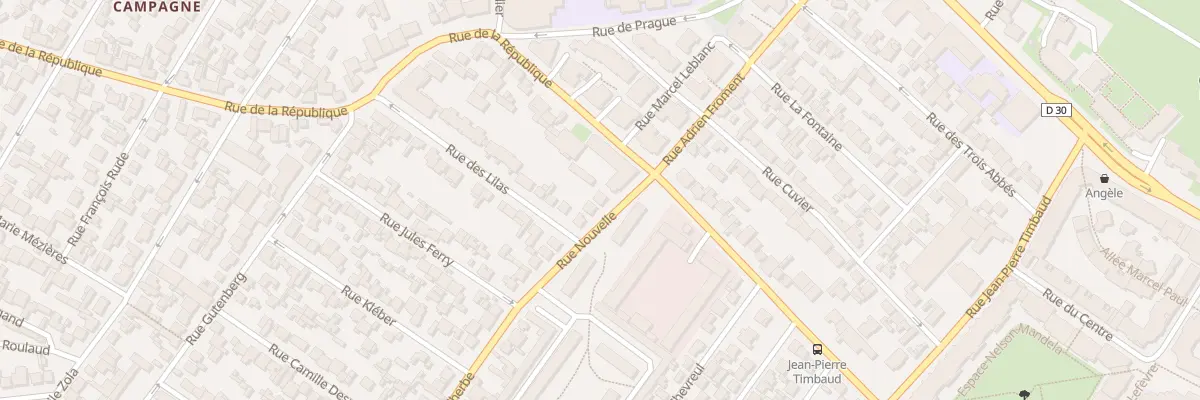 Plan du 8 Rue Nouvelle à Drancy
