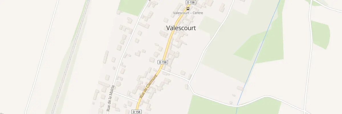 Plan du 21 Rue de Clermont à Valescourt