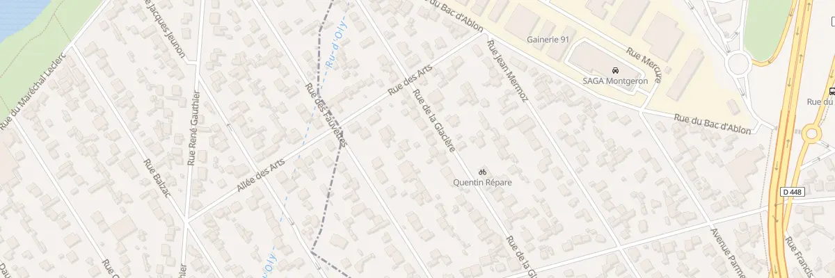 Plan du 40 Rue de la Glacière à Montgeron