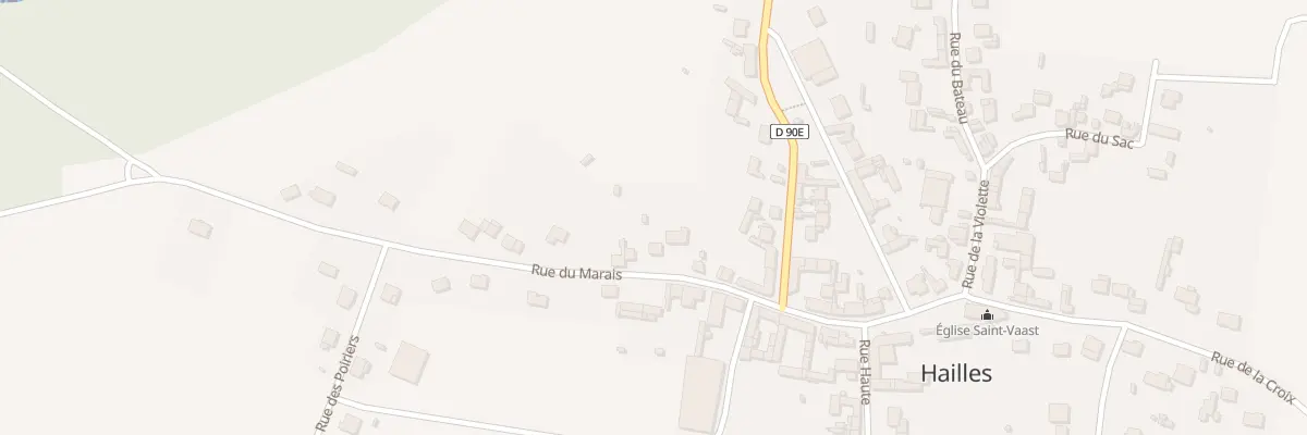 Plan du 16 Rue du Marais à Hailles