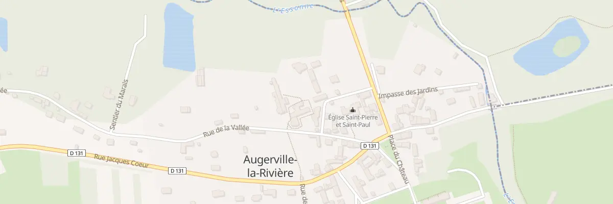 Plan du 1 Rue Pierre-Antoine Berryer à Augerville-la-Rivière