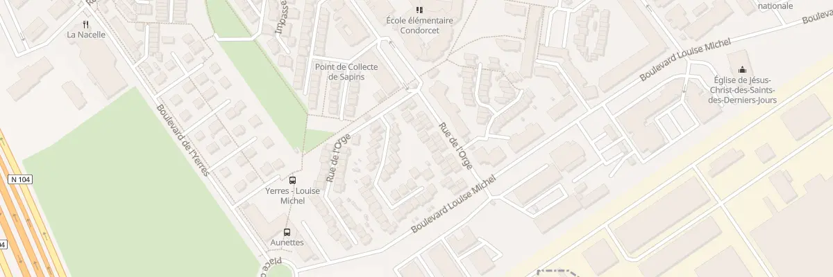 Plan du 6D Rue de l’Orge à Évry-Courcouronnes