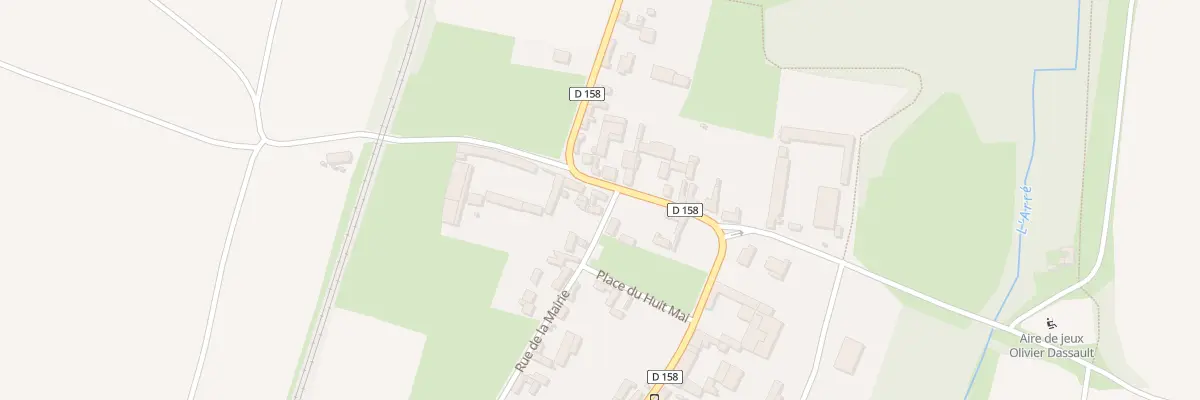 Plan du 2 Rue de la Mairie à Valescourt