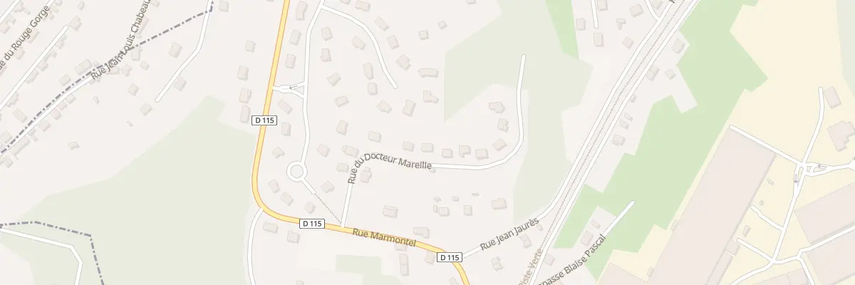 Plan du 15 Rue du Docteur Mareille à Ydes