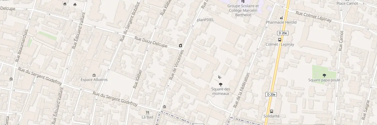 Plan du 51 Rue de Vincennes à Montreuil