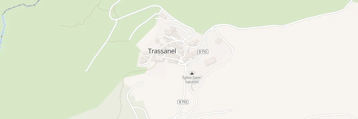 Plan du 12 Le Village à Trassanel