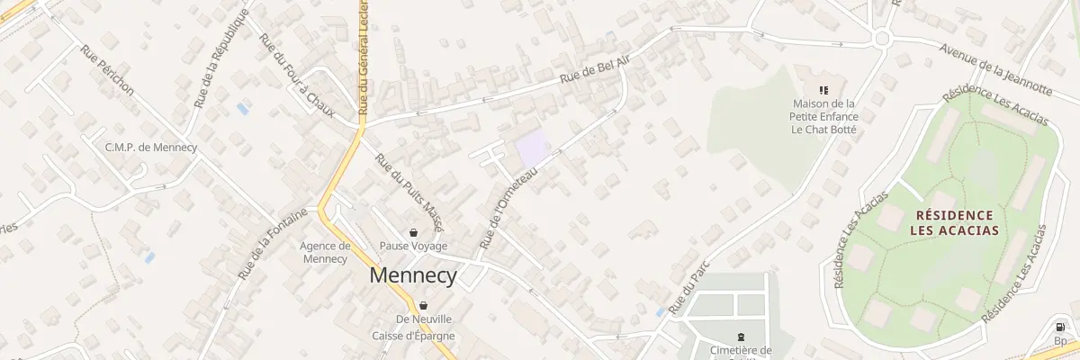 Plan du 12 Rue de l’Ormeteau à Mennecy