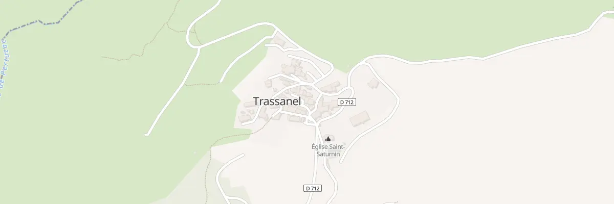 Plan du 8 Le Village à Trassanel