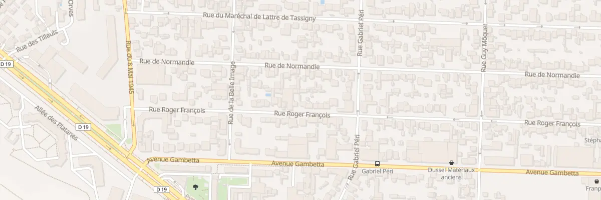 Plan du 33 Rue Roger François à Maisons-Alfort