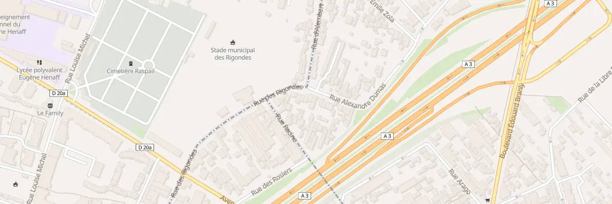 Plan du 129 Rue Alexandre Dumas à Romainville