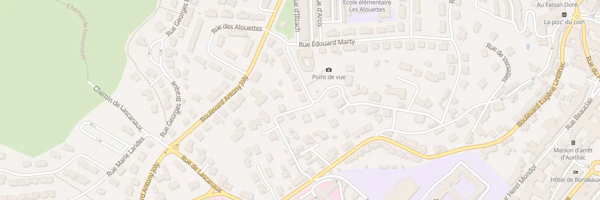 Plan du 14 Rue Robert de la Vaissière à Aurillac