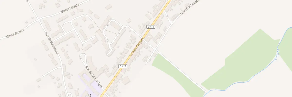 Plan du 118 Rue de Bergues à Esquelbecq