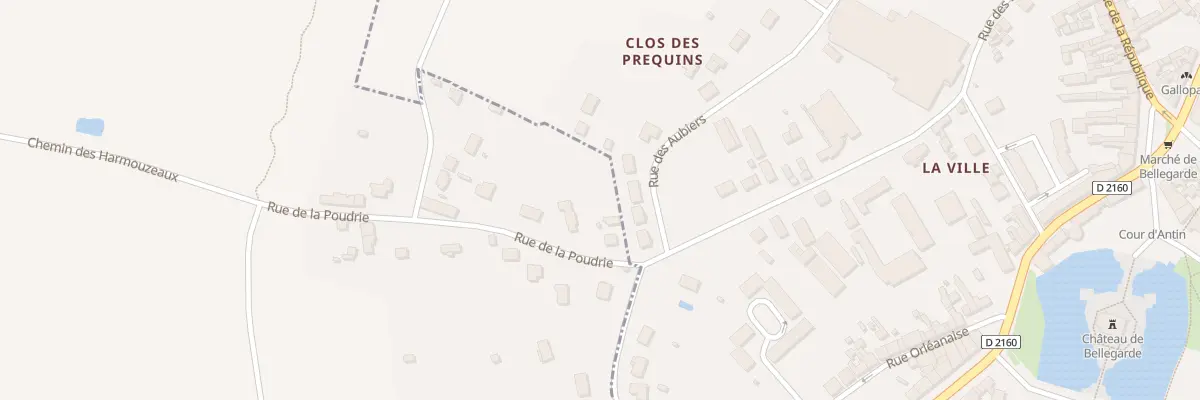 Plan du 14 Rue de la Poudrie à Quiers-sur-Bezonde