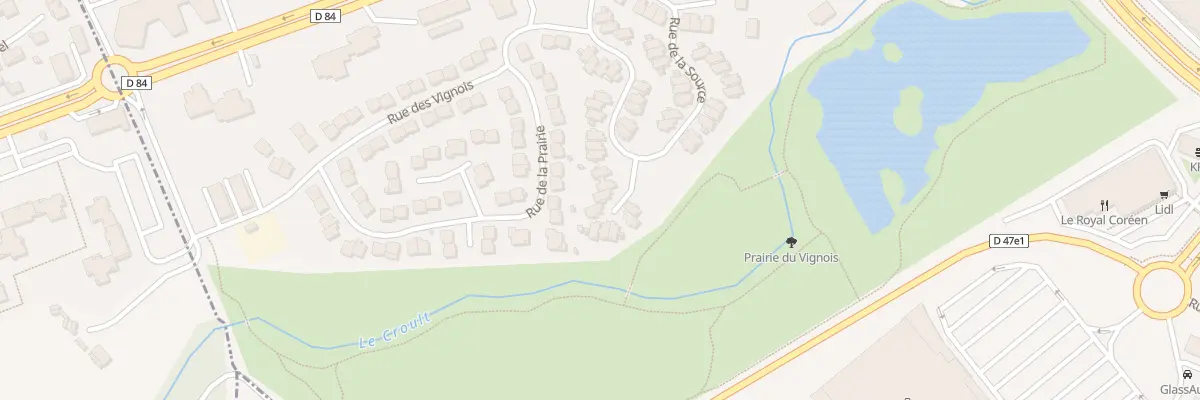 Plan du 28 Rue du Moulin d’Etif à Gonesse