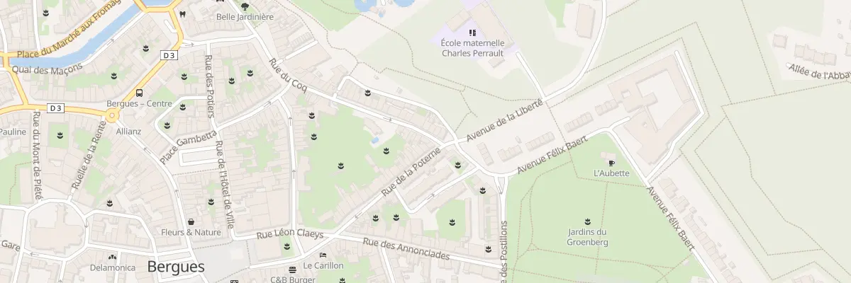 Plan du 1 Rue Neuve des Capucins à Bergues
