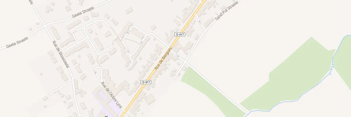 Plan du 120 Rue de Bergues à Esquelbecq