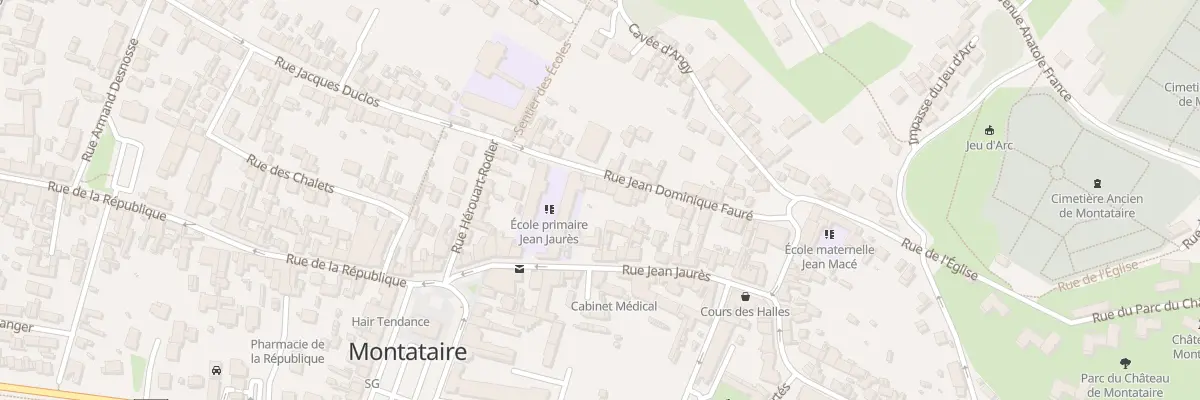 Plan du 6 Rue Jean Dominique Fauré à Montataire