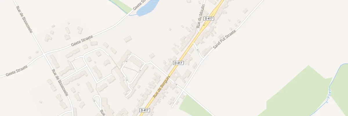 Plan du 105 Rue de Bergues à Esquelbecq