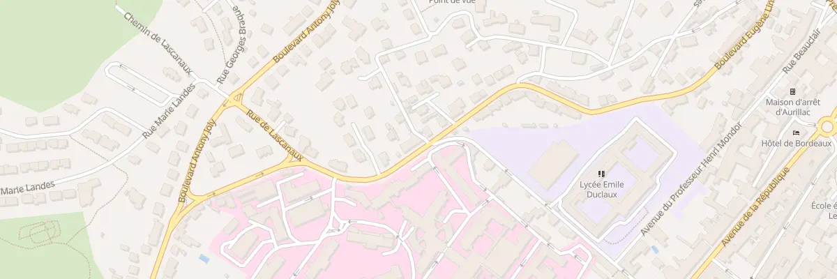 Plan du 2 Bd Louis Dauzier à Aurillac