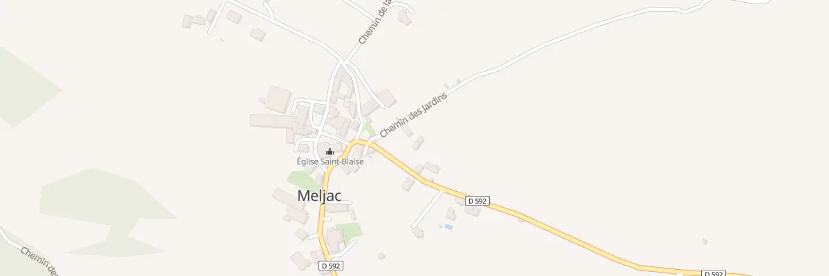 Plan du 5009A Meljac à Meljac
