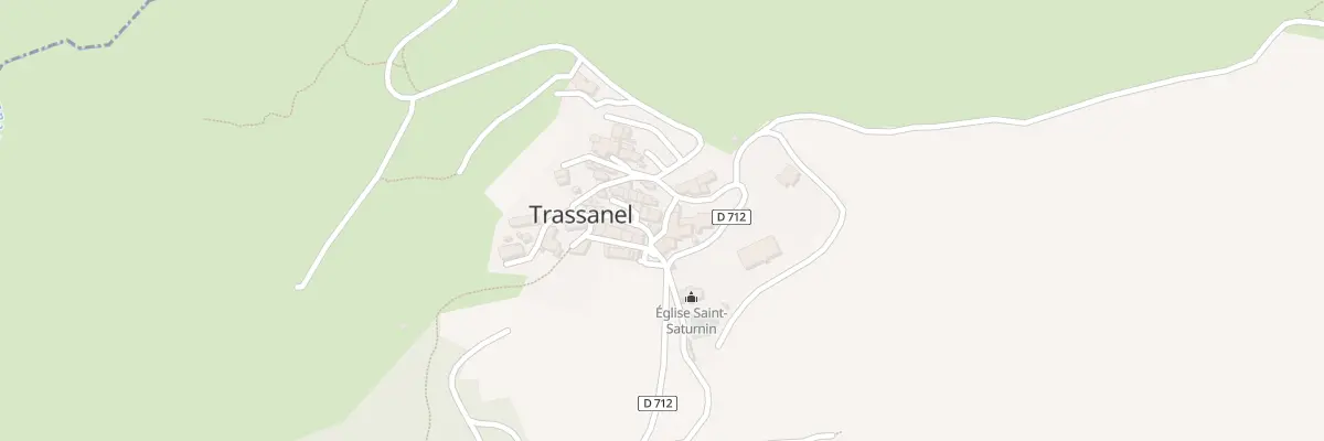Plan du 7 Le Village à Trassanel