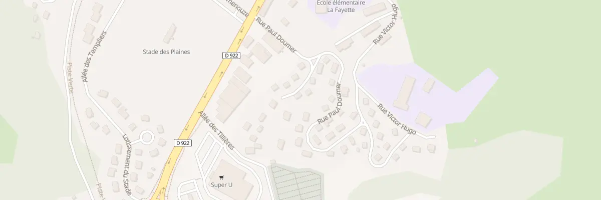 Plan du 12 Rue Paul Doumer à Ydes