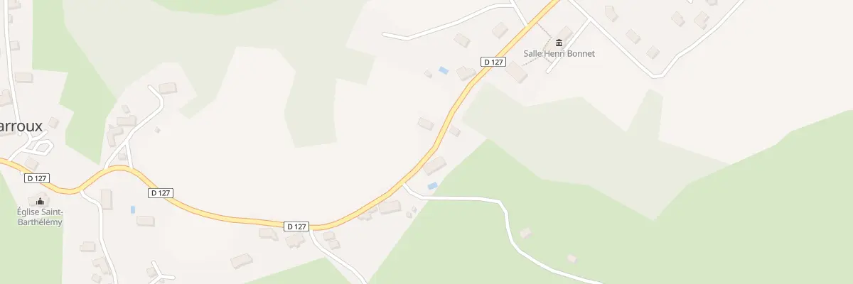 Plan du 28 Le Bourg de Sarroux à Sarroux - Saint Julien