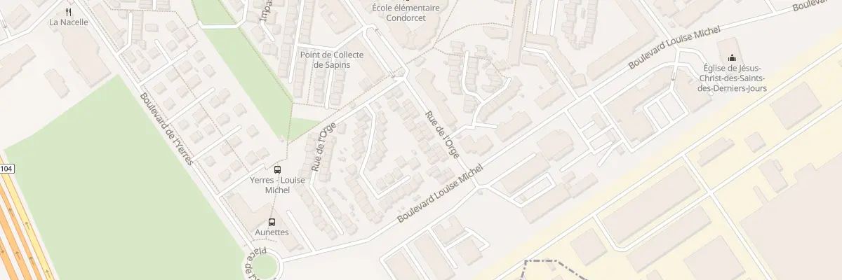 Plan du 4E Rue de l’Orge à Évry-Courcouronnes