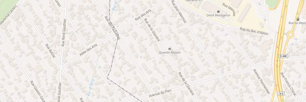 Plan du 48 Rue de la Glacière à Montgeron
