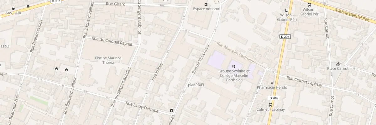 Plan du 32 Rue de Vincennes à Montreuil