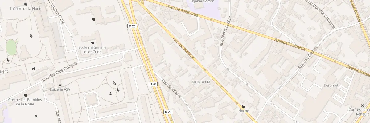 Plan du 57 Av Pasteur à Montreuil