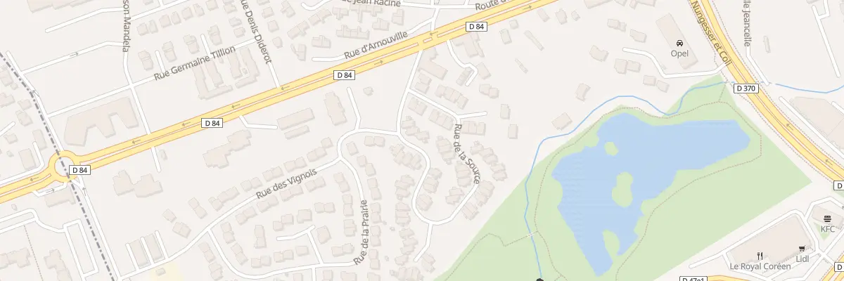 Plan du 11 Rue du Moulin d’Etif à Gonesse