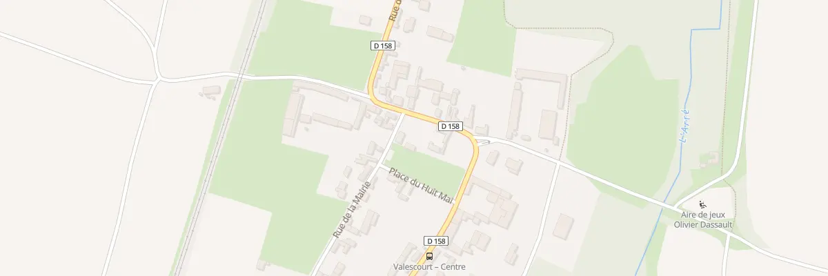 Plan du 1 Rue de la Mairie à Valescourt