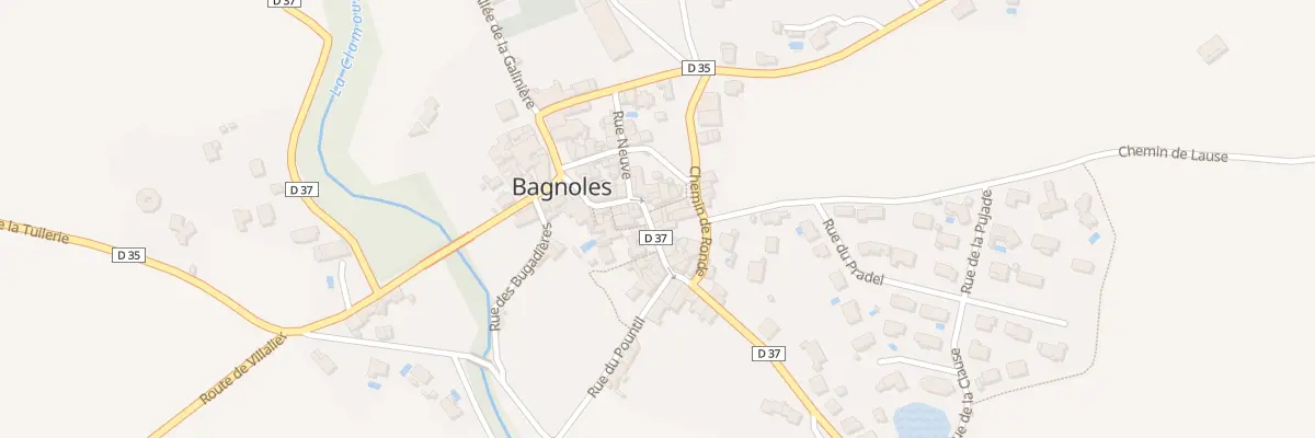 Plan du 13 Le Village à Bagnoles
