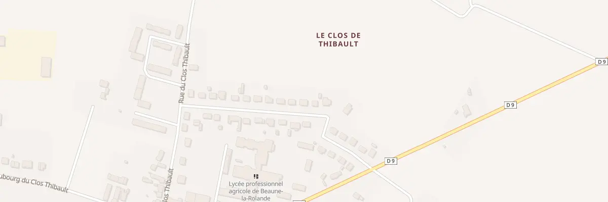 Plan du 19 Rue du Docteur Rousse à Beaune-la-Rolande