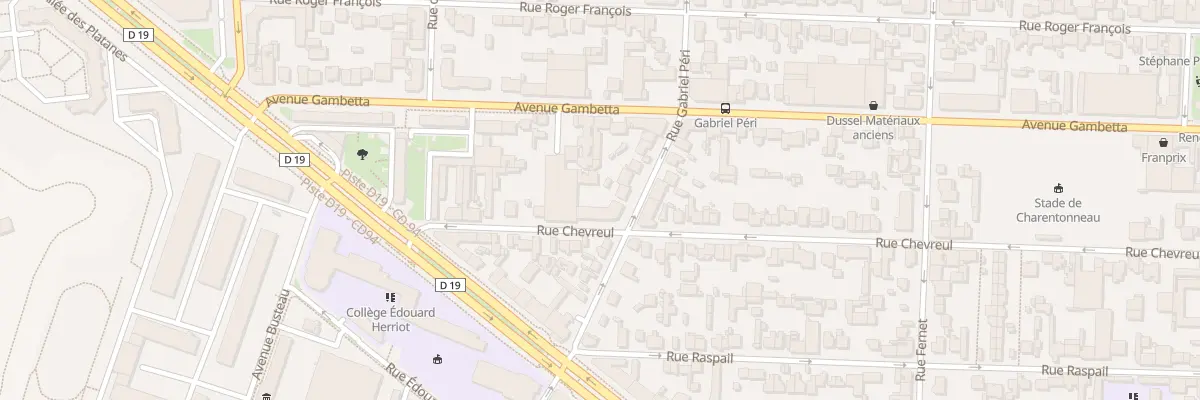 Plan du 17 Rue Chevreul à Maisons-Alfort