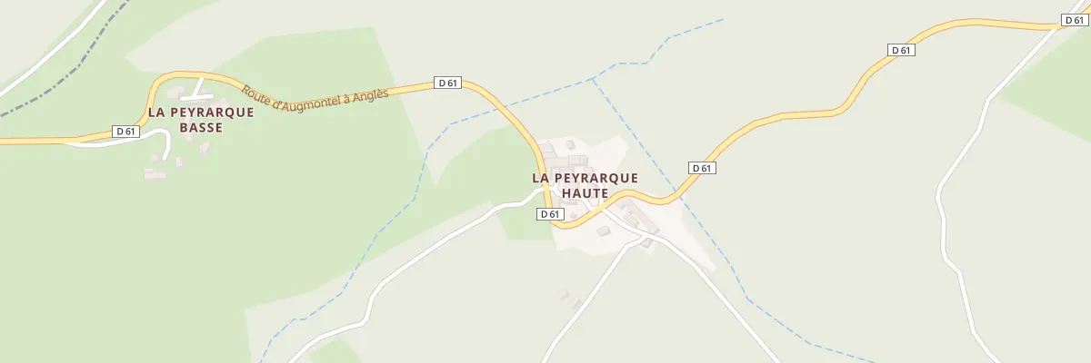 Plan du 3 Tra de la Peyrarque Haute à Boissezon